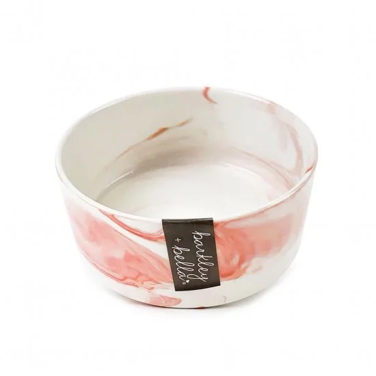 Barkley+Bella Bowl Ceramic Zen Marble Pink 1800ml