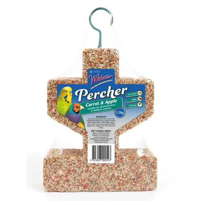 Whistler Percher Carrot & Apple Bird Treat 1.2kg