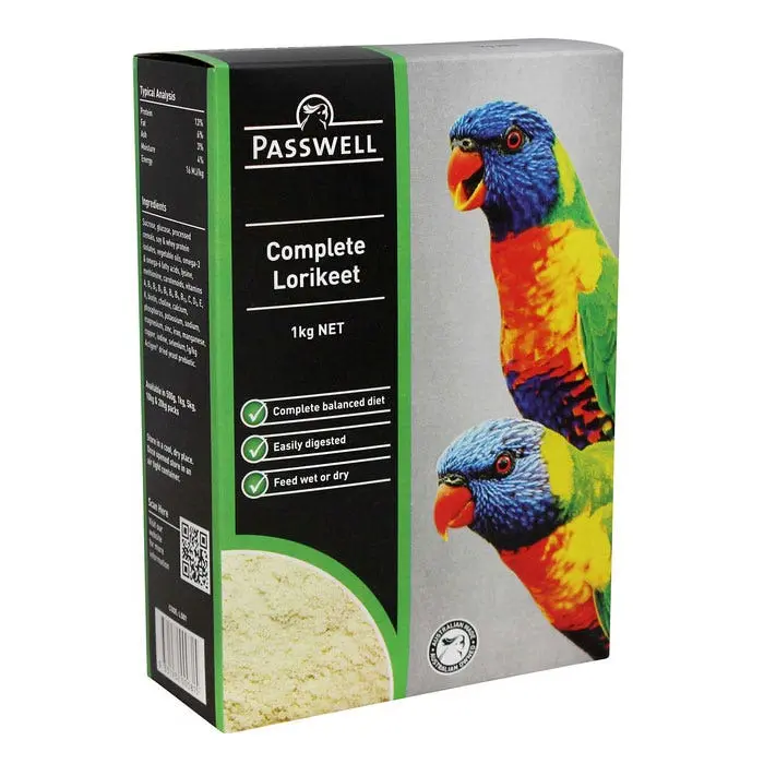 Passwell Complete Lorikeet Dry Mix 1kg