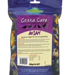 Vetafarm Crittacare Avian 450G