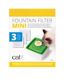 Catit 2.0 Cat Senses Flower Water Fountain Mini Refill Catridges 3Pack
