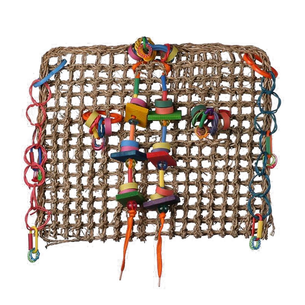 SuperBird Creations SuperBird Activity Wall Sea Grass Mat Bird Toy Assorted 30 X 35cm