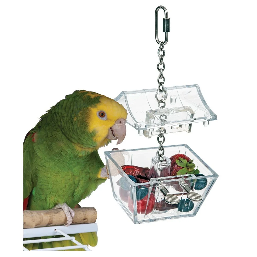 Featherland Paradise Foraging Parrots Treasure Bird Toy 10 X 10 X 17.5cm - Image 2