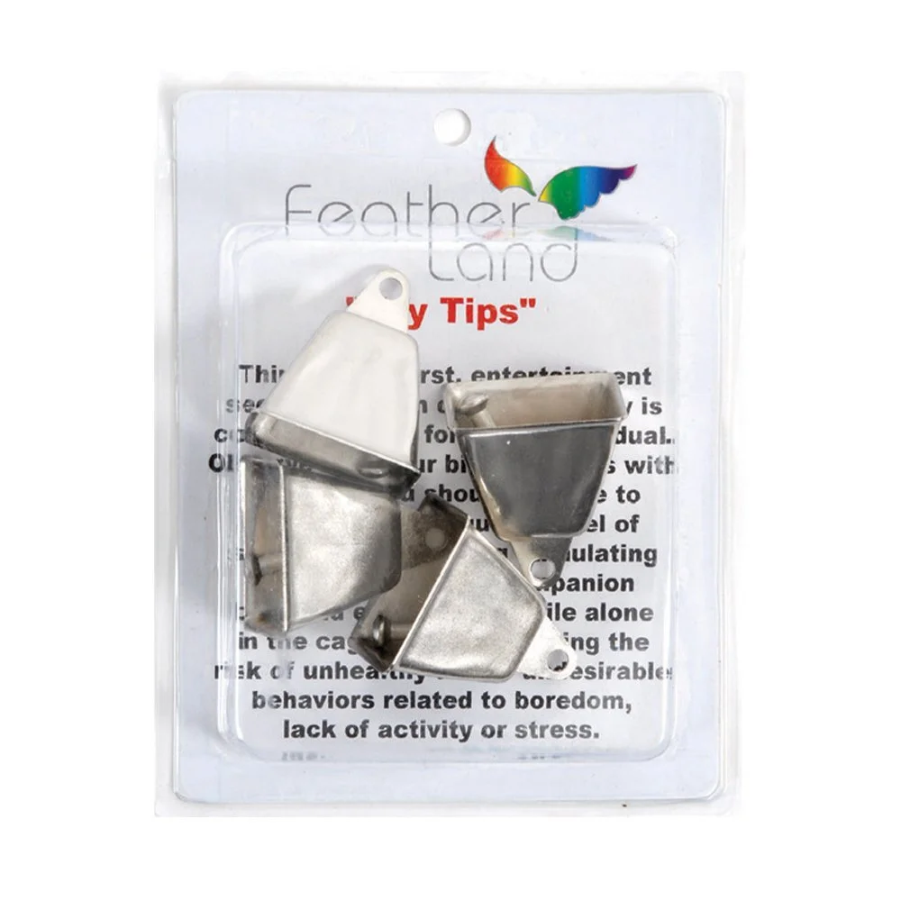 Featherland Paradise Cow Bell Bird Toy Medium 4.4cm 4 Pack