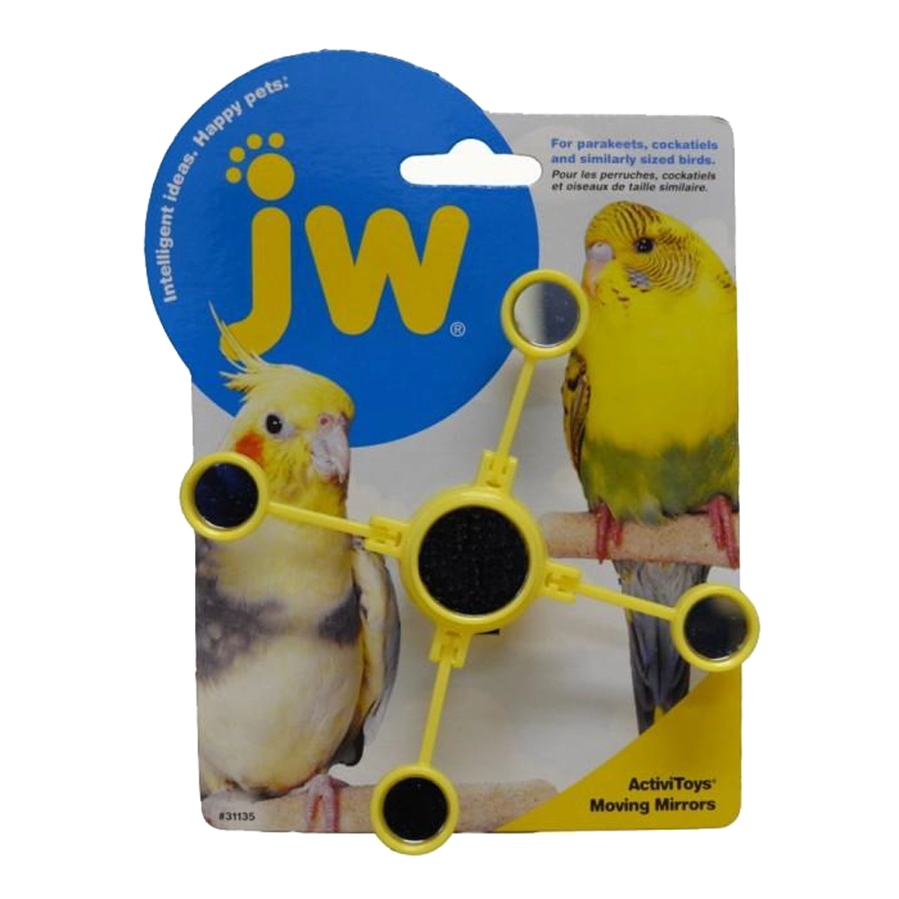 JW Pet Insight Activitoys Moving Mirrors Bird Toy For Small Birds