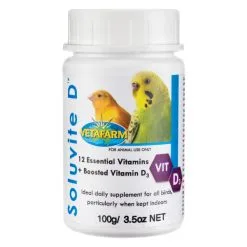 Vetafarm Soluvite D Vitamin Powder Supplement For Birds 100g
