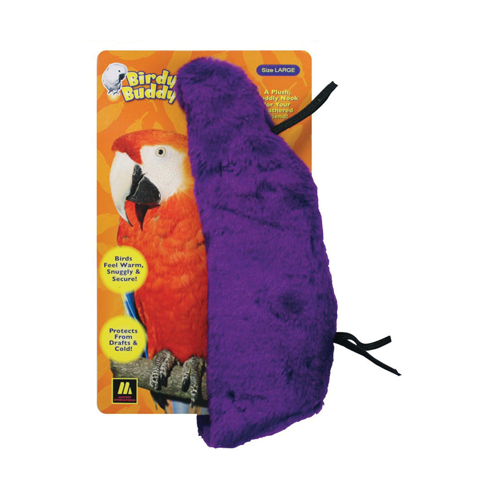 Multipet Birdy Buddy Cuddly Nooks For Caged Birds Purple Medium 20cm - Image 2
