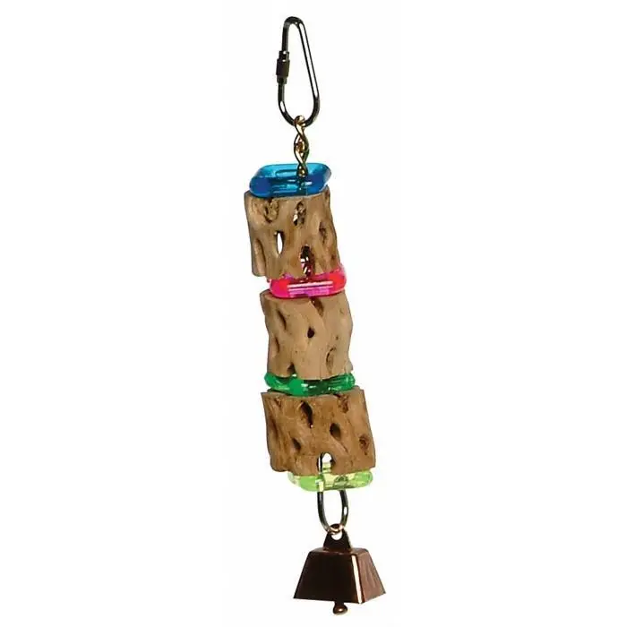 Pollys Pet Cactus Wood Tower Bird Toy Small 3.8 X 15cm - Image 3