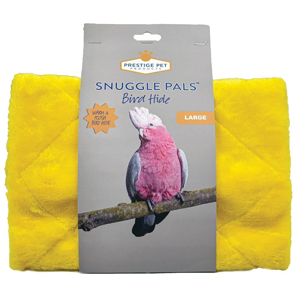 Prestige Pet Products Snuggle Pals Bird Hide Sturdy Plush Cosy Tent Hideaway Yellow Small - Image 7