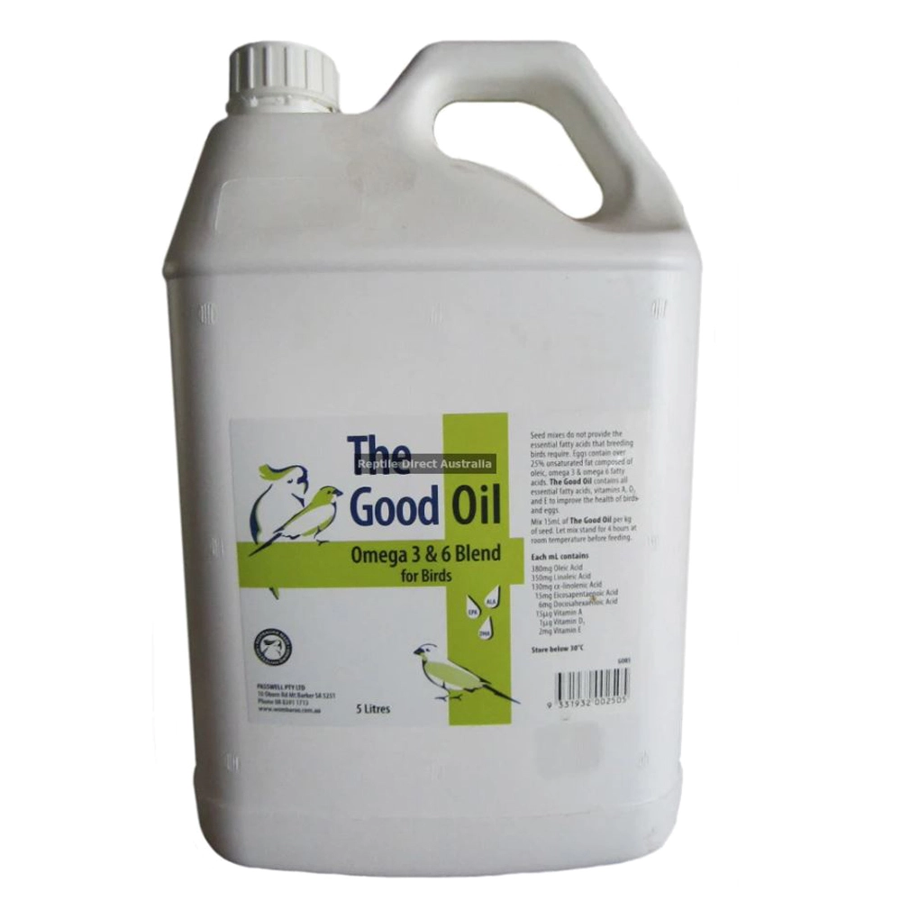 Passwell The Good Oil Omega 3 & 6 Blend Supplement For Birds 250ml - Image 3